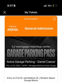 Daniel Caesar Parking Pass