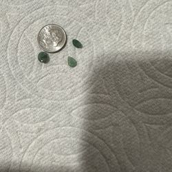 3  Different  Authentic Green Emerald Gemstone