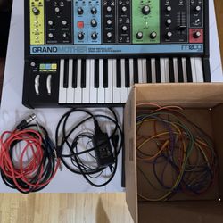 Moog Grandmother Semi-Modular Analog Synthesizer Multi-Colored