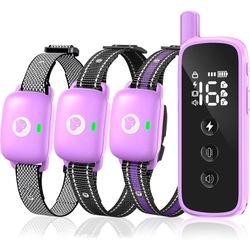 Heaflex Dog Traning Collar - 3300FT Shock Collar for Dogs with Remote Control, IPX8 Waterproof 3 Modes (Beep/Vibration/Shock) Ecollar, Security Lock f