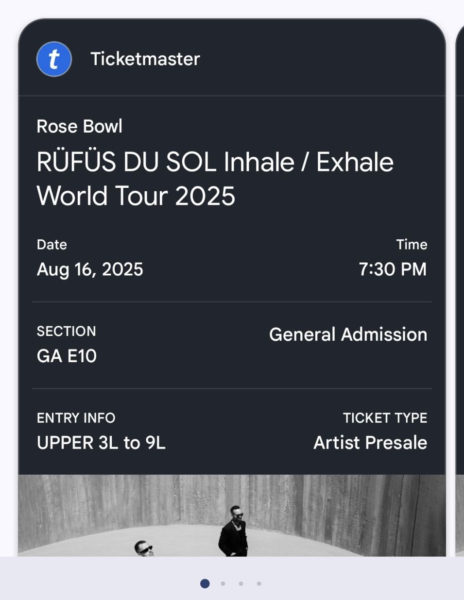Rufus Du Sol Concert