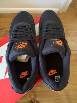 Air max 90  Black Metallic Cool Grey Orange