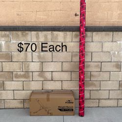 NEW 7’ Olympic Barbell & Adjustable Weight Bench **$70 Each, FIRM PRICE** **New In Box**