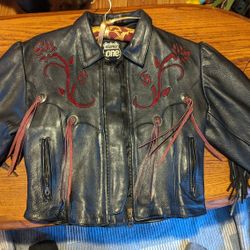 Women's Vintage Leather Jacket 