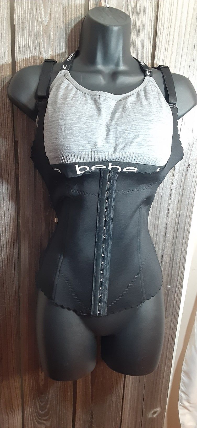 Black Waist Trainer Corset 