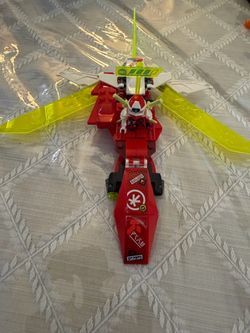 LEGO Ninjago 71707 Kai's Mech Jet - Jet Mode Only + Kai Figure As Is