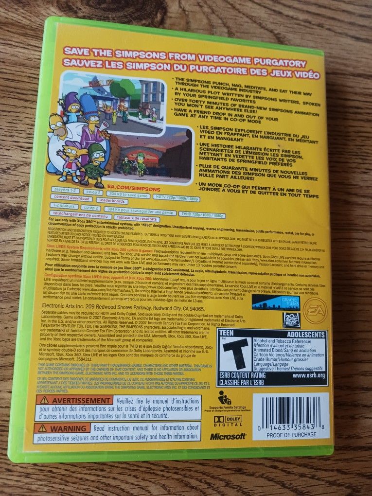 The Simpsons Game (Xbox 360)