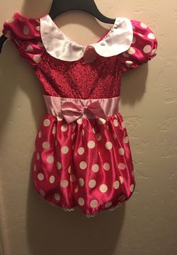 Toddler Minnie Mouse dress and ears