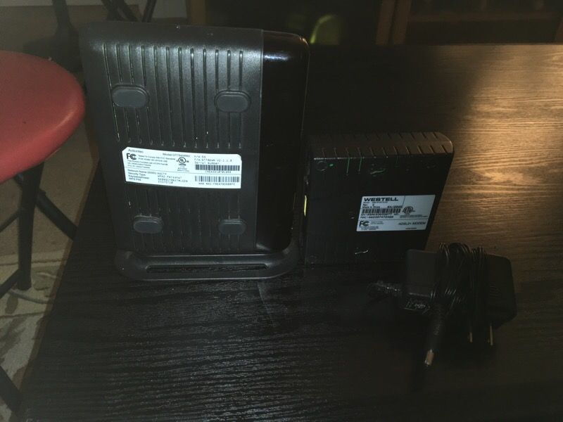 Verizon modem and router