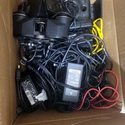 Box Full Of Cords, Chargers For Laptops Phones Etc $25 For The Box