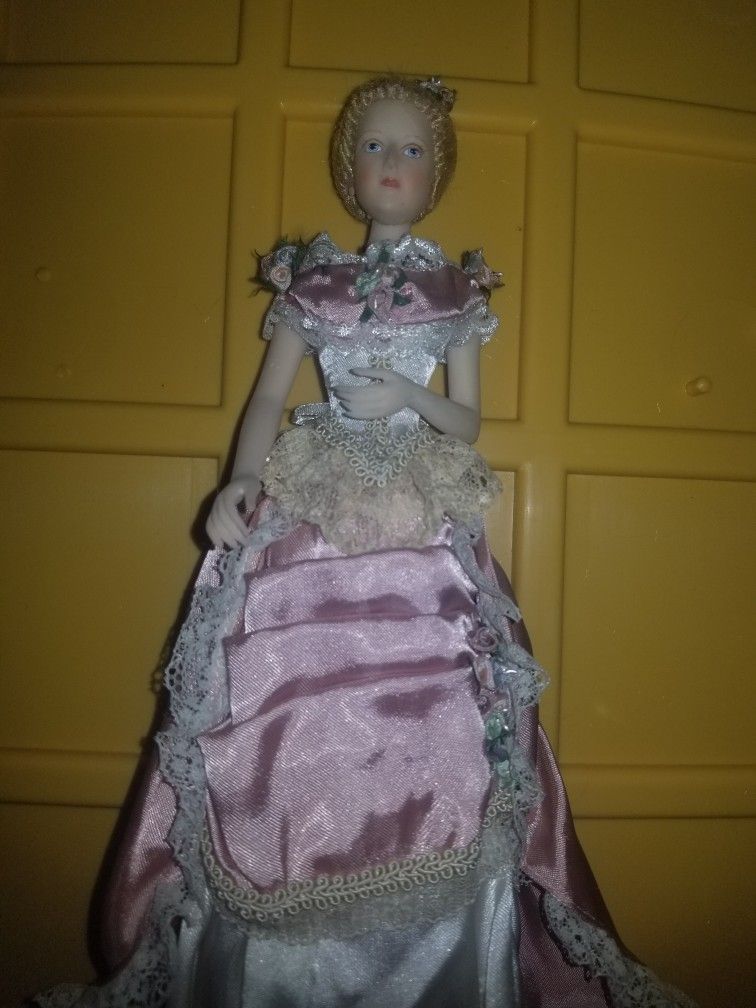 Vintage porcelain Doll Victorian Based