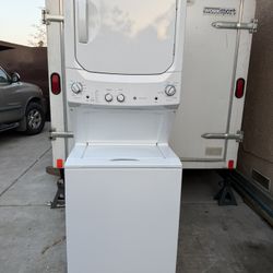 GE Gas Stacked Laundry Center