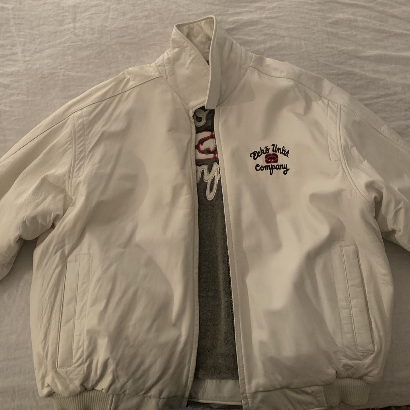 Vintage Ecko White Leather