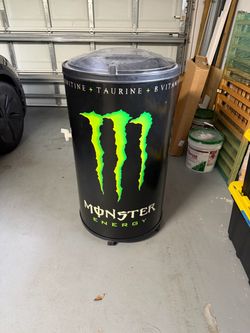 Monster Energy Branded Barrel Cooler
