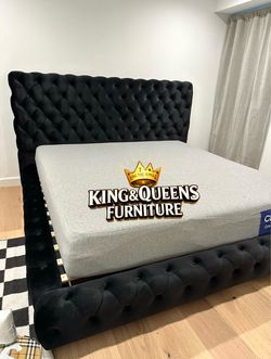 King bed frame with Matress