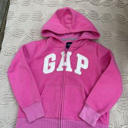Gap Kids Girls Size Medium 8 Hoodie Hooded Fleece Jacket Sweatshirt 