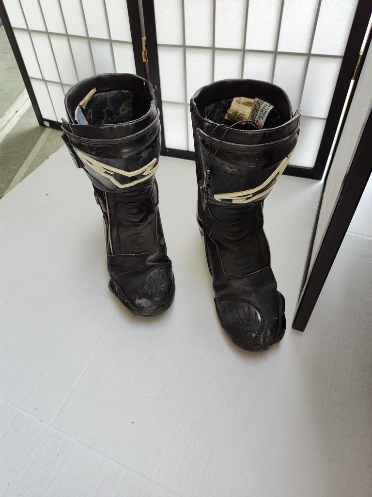Used Alpinestars Svx Motorcycle Boots