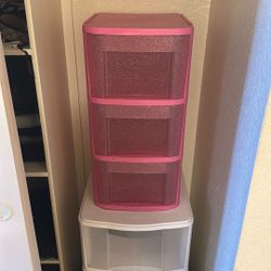 3 Shelf Complete Storage Pink 
