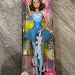 NIB 2011 Mattel Barbie Ballerina Blue Dancer Fairytale Magic W2922