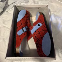 Custom Spiderman Mens Clogs