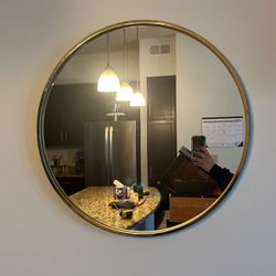 Gold Rimmed mirror