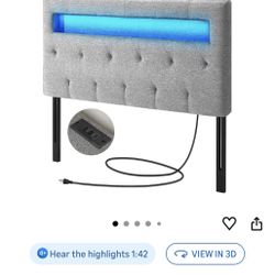 GREENSTELL Headboard And Frame 