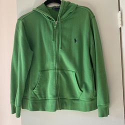 Teens RALPH LAUREN Green hoodie
