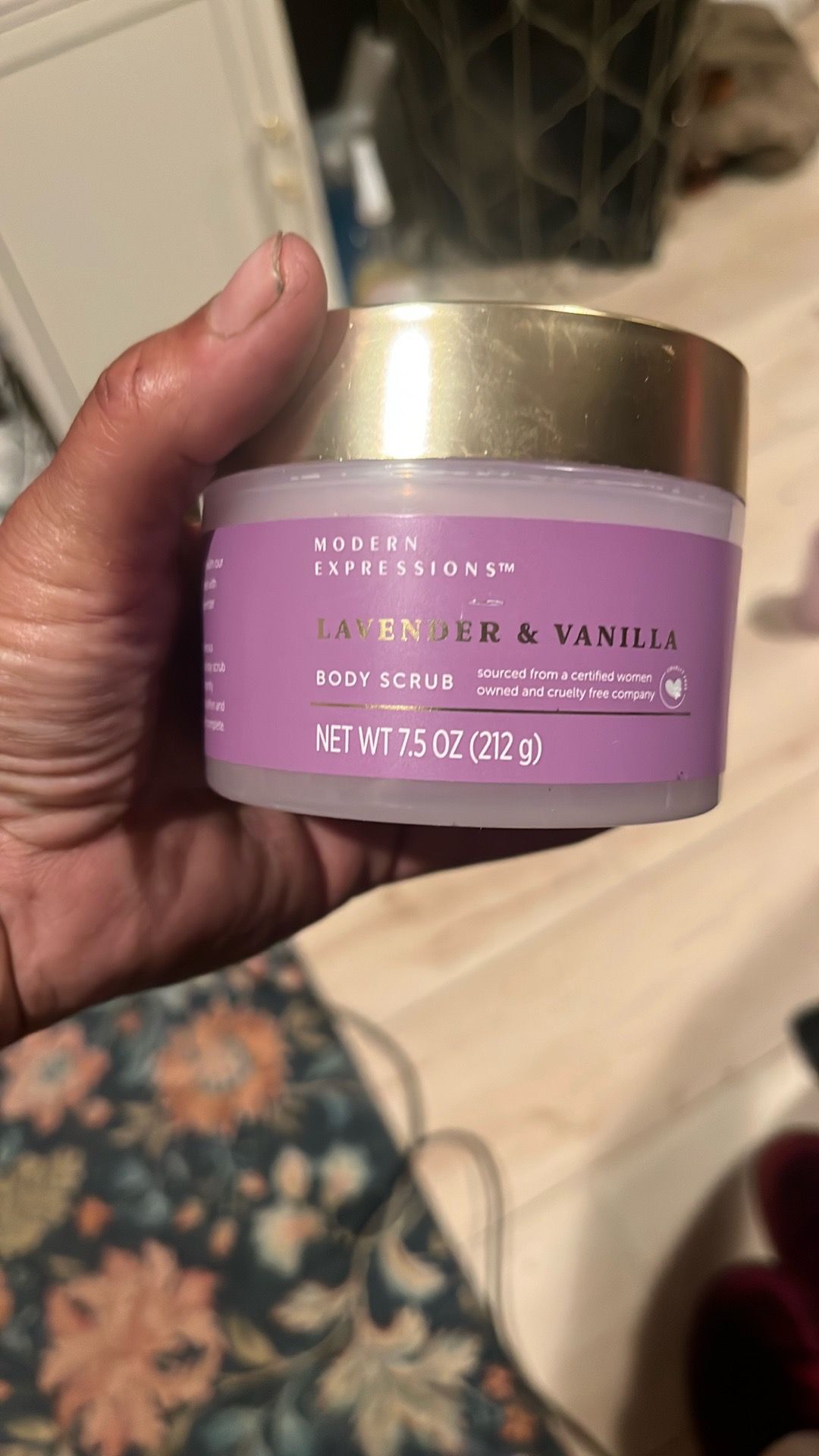 Lavender and Vanilla Body Scrub