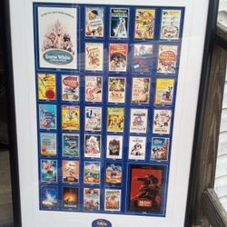 75 Years Of Disney Movies In Nice Frame 