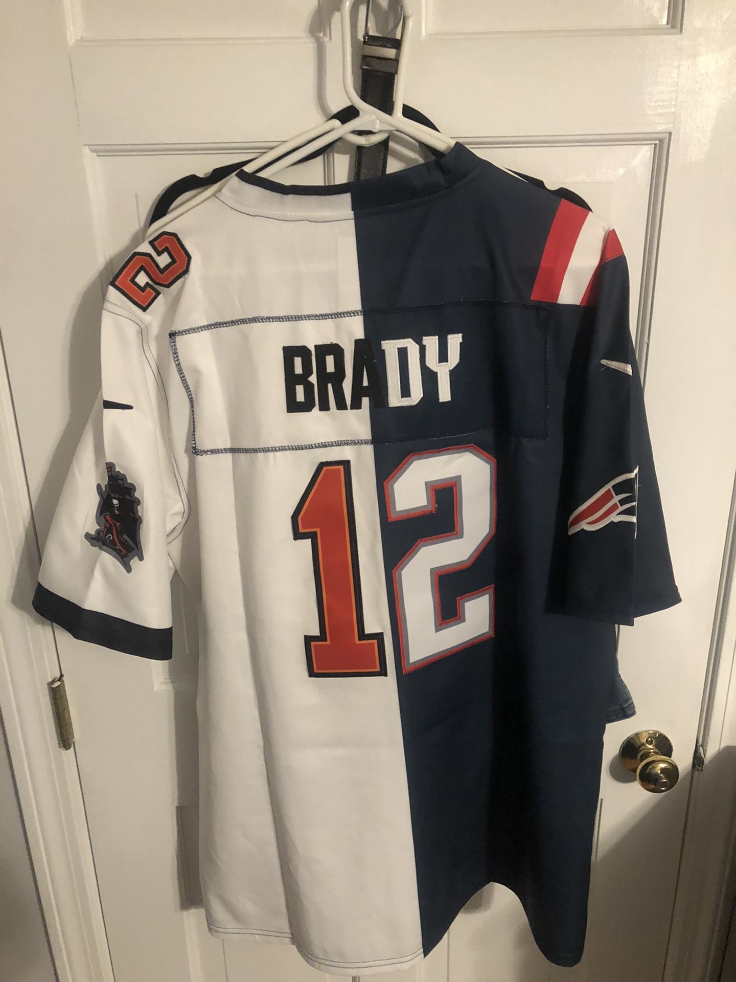 Custom NIKE Brady Super Bowl Jersey 