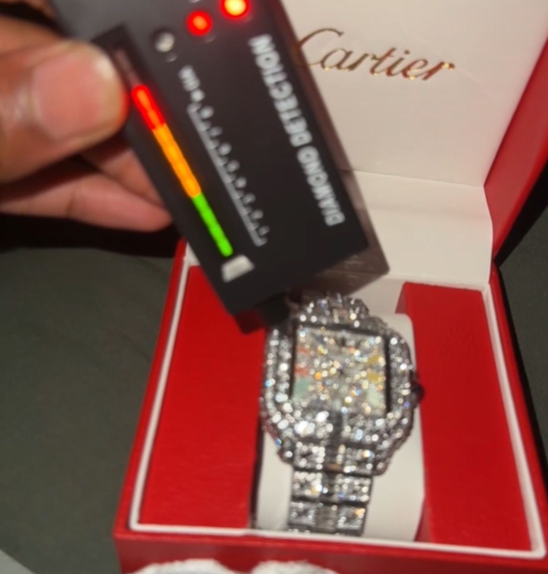 Moissanite Cartier Watch
