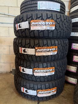 37x12.50r20 Arroyo RT 4 new tires mounted and balanced