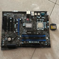 Gaming Motherboard+CPU - MSI P43-C51 + CPU Intel Core 2 Extreme QX9770