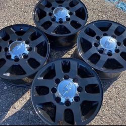 18” FACTORY CHEVY SILVERADO 2500 WE FINANCE GMC SIERRA 3500 WHEELS SET RIMS ORIGINAL 8-LUG 