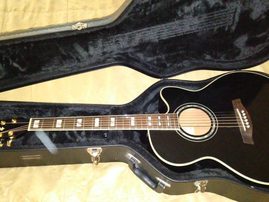 Ibanez Acoustic Electric Guitar AEL 30se with Case Like New