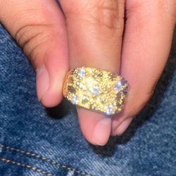 14kt gold plated nugget