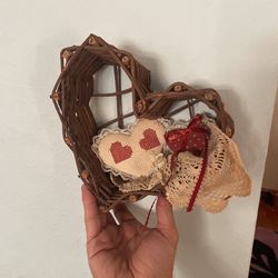 Wicker Heart Wall Art