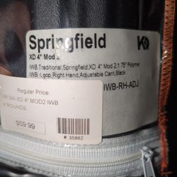 Springfield XD 4 Holster