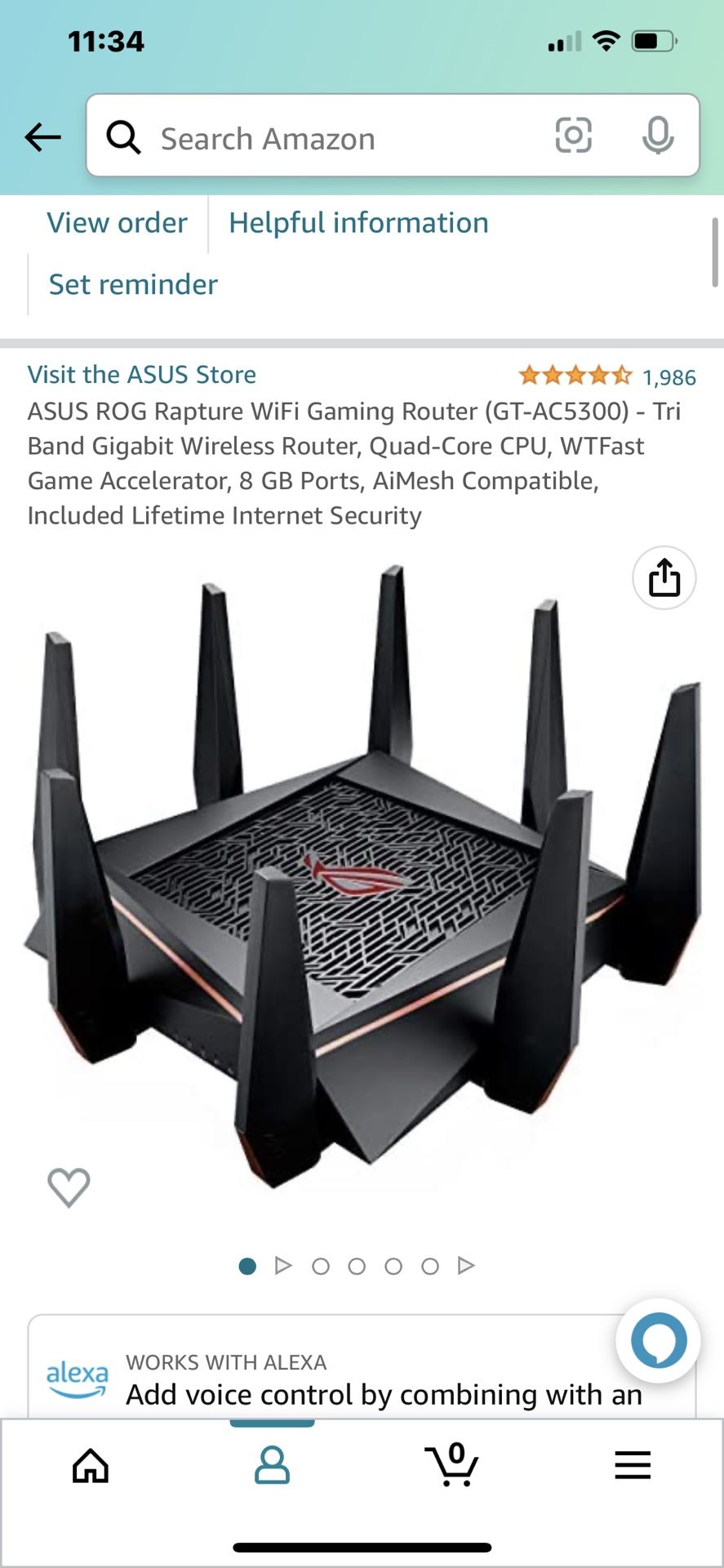 ASUS Rog 1gb Ac Gaming Router