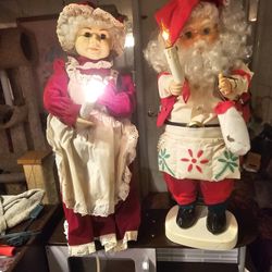 Price Is Firm.. Mrs Claus In Santa Claus Electric Animated Christmas Figures