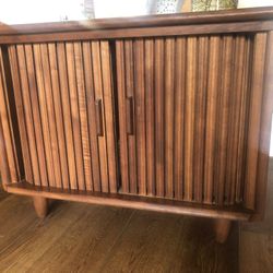 Midcentury Modern Record Cabinet 