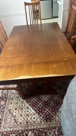 Dining Table And Six Chairs