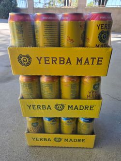 New sealed yerba mate 12 packs