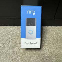 Ring - Video Doorbell - Satin Nickel 1080p HD