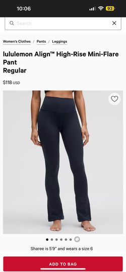 Lululemon Align mini-flare legging pants