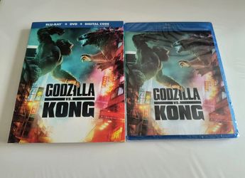 Godzilla vs. Kong (Blu-ray, 2021) With Slipcover
