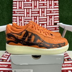 Nike Air Force “Orange Skeleton” 🎃