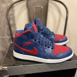 Nike Air Jordan 1 French Blue Phat 2009 Premier 375173-461 Mens Size 10.5