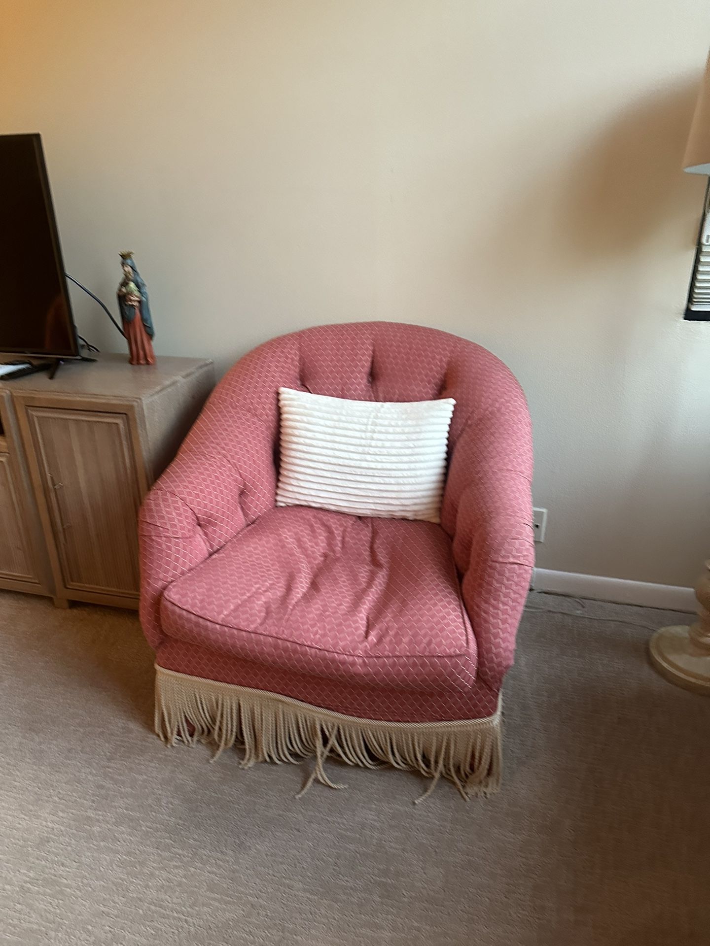 Pink Accent Chair