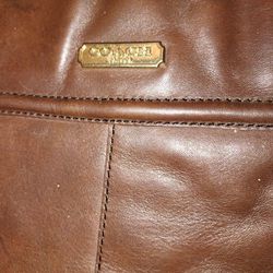 COACH LEATHER BROWN BOOTS 9.5 B